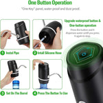 Pompe à eau électrique USB 2 à 5 gallons avec 2 tuyaux en silicone